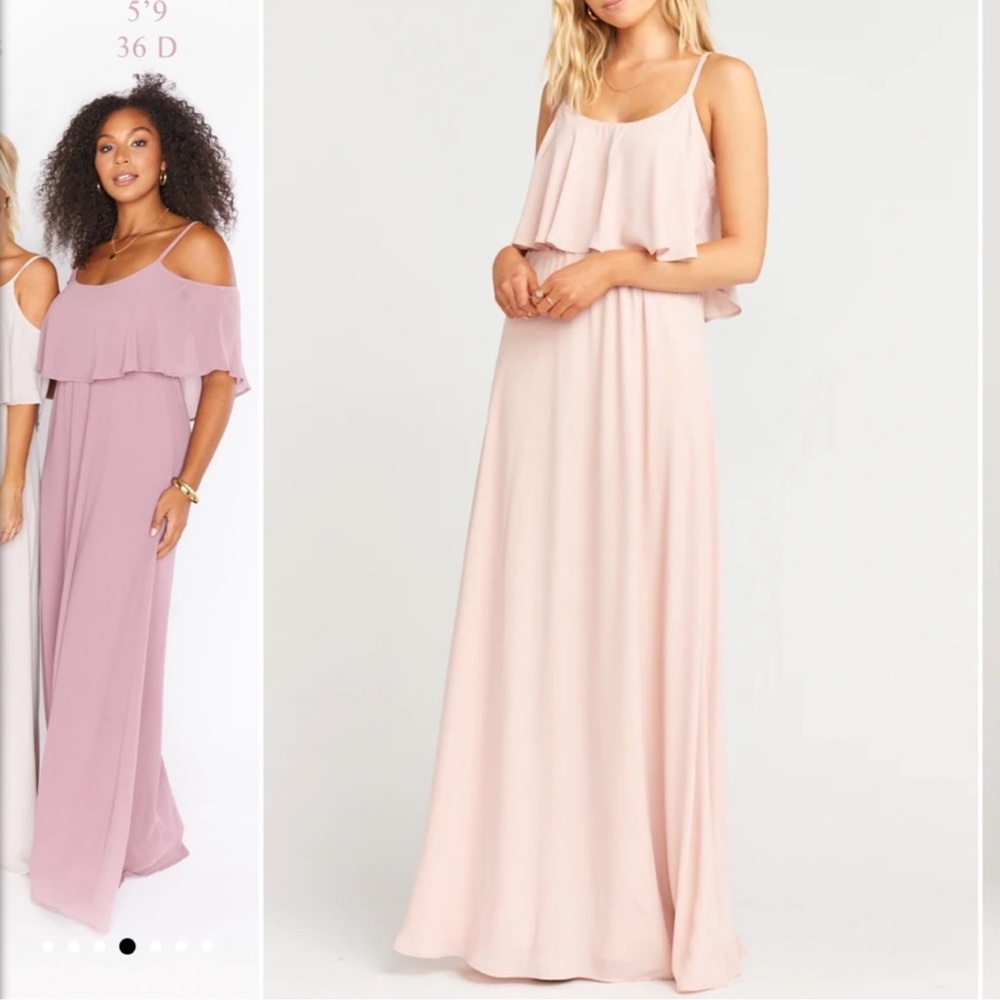 Show me your Mumu“Caitlin” Ruffle Maxi Dress. Sz Medium